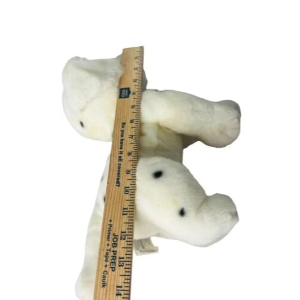 Disney Store 101 Dalmatians PATCH Dog Plush Stuffed Puppy 14” Green Collar Vtg - Picture 6 of 7